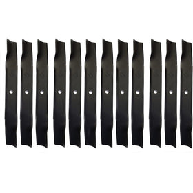 Paquete de 12 cuchillas originales Toro OEM 115-2454-03 de 18,75 pulgadas, color negro