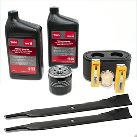 Cuchilla y kit de afinación originales Toro para motores V-Twin Toro TimeCutter SS, SW, MX y SWX de 42"
