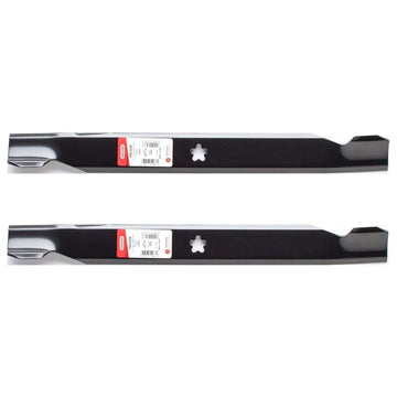 Oregon 195-039 21" 5-Point Star Center Hole 2-Pack replaces 532134149 for 42" AYP & Craftsman decks