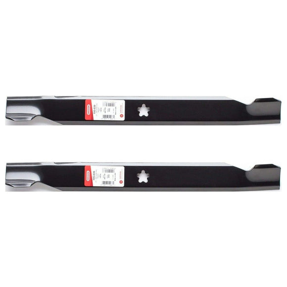 Oregon 195-039 21" 5-Point Star Center Hole 2-Pack replaces 532134149 for 42" AYP & Craftsman decks