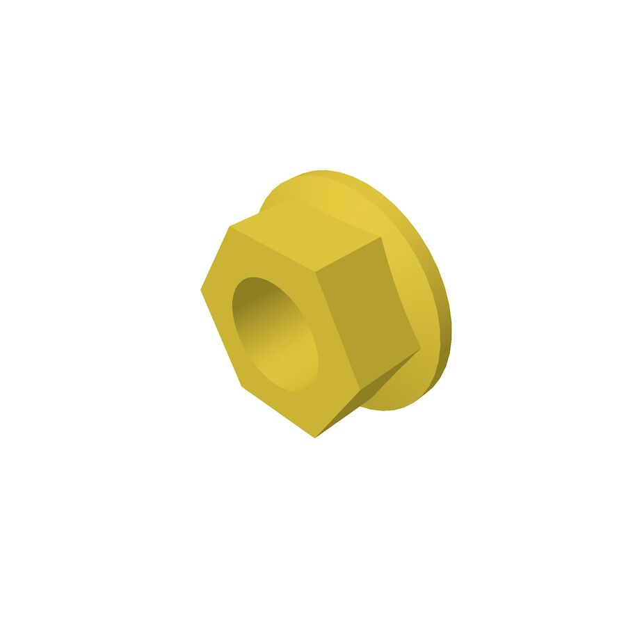 Tuerca de brida hexagonal original Toro OEM 32128-25 HF 5/16-18, bloqueo lateral, YZ
