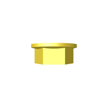 Genuine Toro OEM 32128-25 HF Hex Flange Nut 5/16-18, Side Lock, YZ - 0