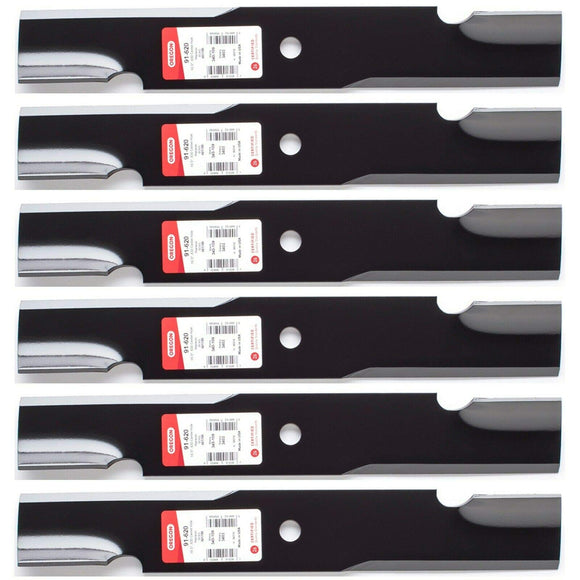 Oregon 91-620 16-1/2" 5/8" Center Hole 6-Pack replaces 601014 for 32" / 48" Scag & Lesco decks