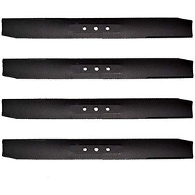 Paquete de 4 cuchillas de reciclaje originales Toro OEM 133-8183-03 de 21" para cortacésped Super Recycler (1999+) [STD BLK] - 0