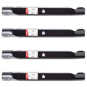 Oregon 195-039 21" 5-Point Star Center Hole 4-Pack replaces 532134149 for 42" AYP & Craftsman decks