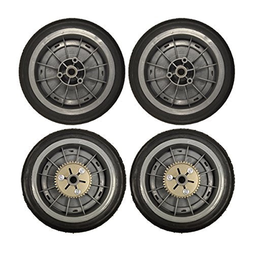 Genuine Toro Wheel Kit For Older Toro 21in Super Recyclers Contains Qty (2) 98-7130 Wheel, Qty (2) 98-7135 Wheel