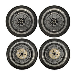 El kit de ruedas Toro original para Super Recicladoras Toro de 21 pulgadas más antiguas contiene cantidad (2) ruedas 98-7130, cantidad (2) ruedas 98-7135