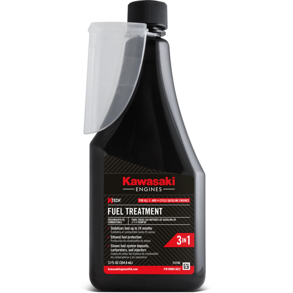 KAWASAKI KTECH™ 12 Fl Oz TRATAMIENTO DE COMBUSTIBLE 3 en 1