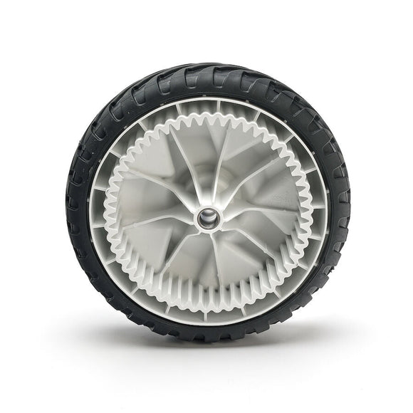 Toro original OEM 137-4832 de 8 pulgadas. Reemplazo de rueda delantera para 22 pulg. Cortacésped de tracción delantera de velocidad variable [Blanco, INT GEAR, G2]