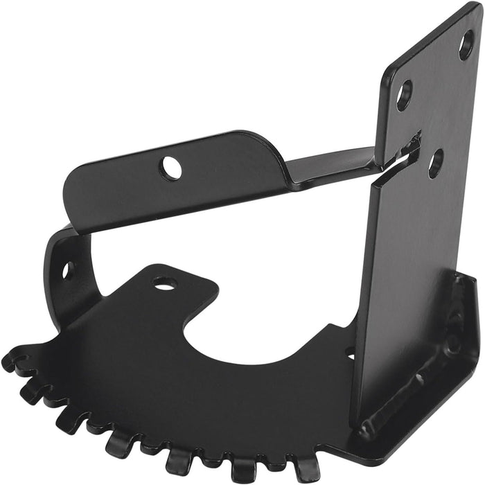 Placa de corte izquierda original de Toro OEM 120-7037-03, color negro (delantera, soldada)