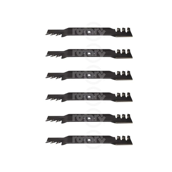Rotary BLADE 21-3/16" X 6 POINT STAR MTD COMMERCIAL MULCHING Compatible with : 742-04126, 742-0616, 742P04308X, 942-04126, 942-04126-X, 942-04308-X