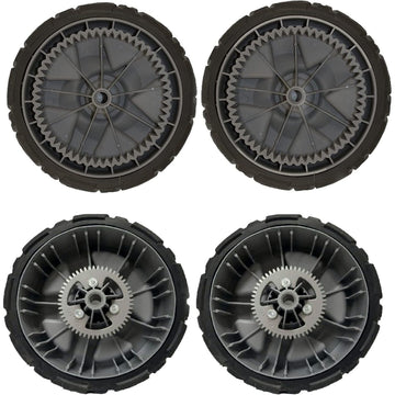 Genuine Toro Wheel Kit For  AWD Models 20353 20960 21766 (Also Fits Hayter Lawn Mower CODE346A) Contains Qty (2) 130-6711 Wheel, Qty (2) 130-6714 Wheel