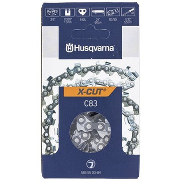 Husqvarna OEM 585550084 24in 3/8in .050" 84DL Saw Chain Loop C83