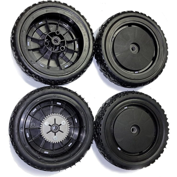 Kit de ruedas Toro genuino para cortacésped Super Recycler y cortacésped Flex-Force de 60 V 21382 21383 21385 21386 21387 21388 21388T 21389