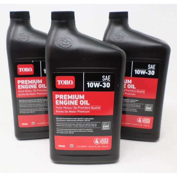 Genuine Toro OEM 38280 10W30 4-Cycle Engine Oil - 32 oz. Bottle