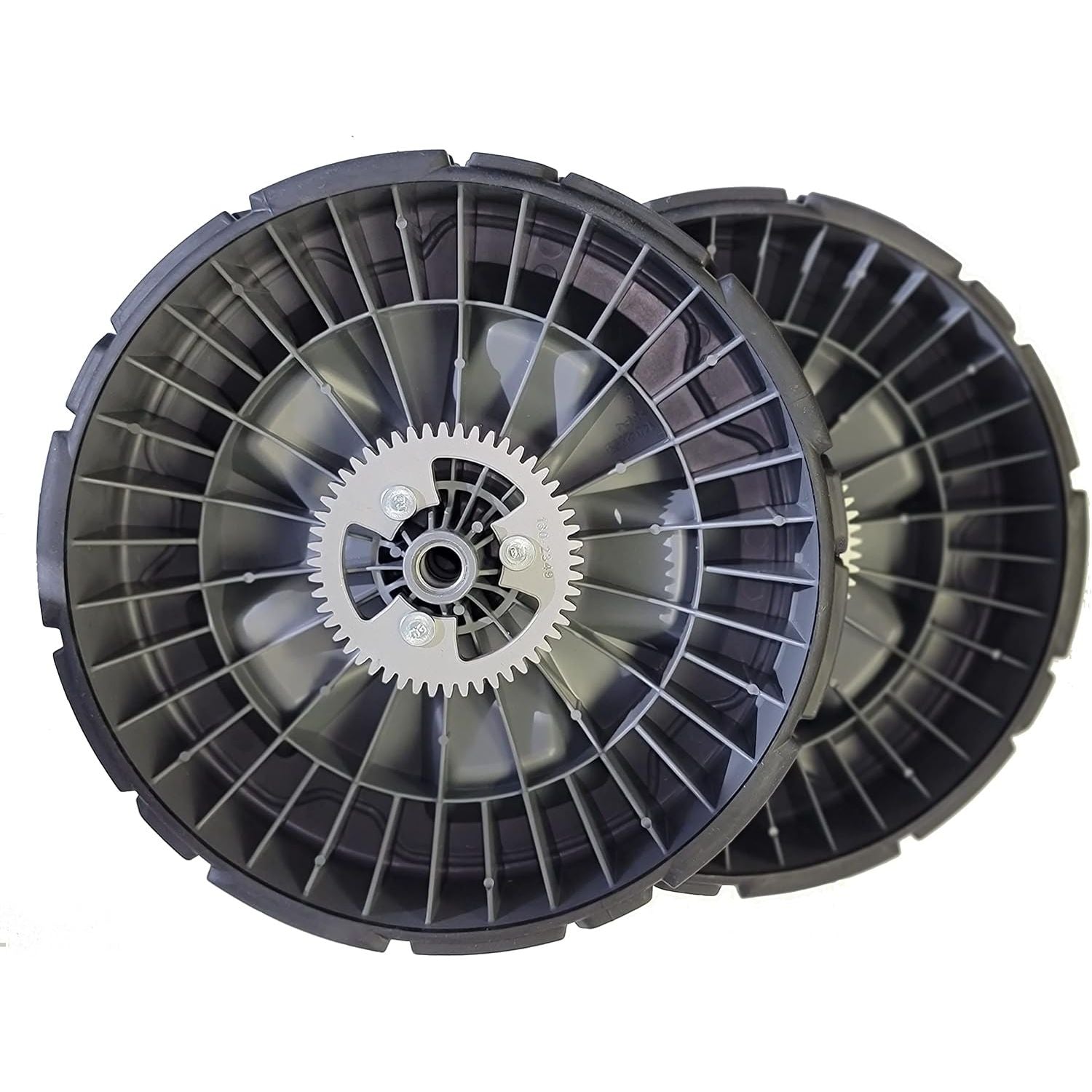 Paquete de 2 ruedas con engranajes externos originales Toro OEM 140-2350 de 9,65" - 0