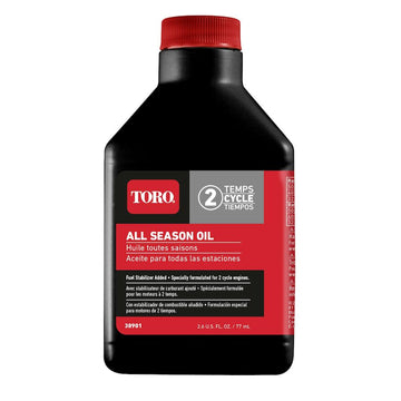 Genuine Toro OEM 38901 2-Cycle Engine Oil with Fuel Stabilizer, 2.6 oz. - 0