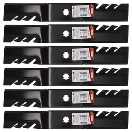 Oregon 92-616 17" 7-Point Star Center Hole 6-Pack replaces AM137757 for John Deere decks