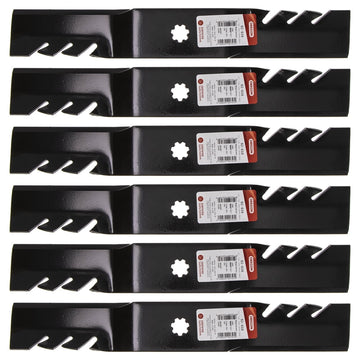 Oregon 92-616 17" 7-Point Star Center Hole 6-Pack replaces AM137757 for John Deere decks