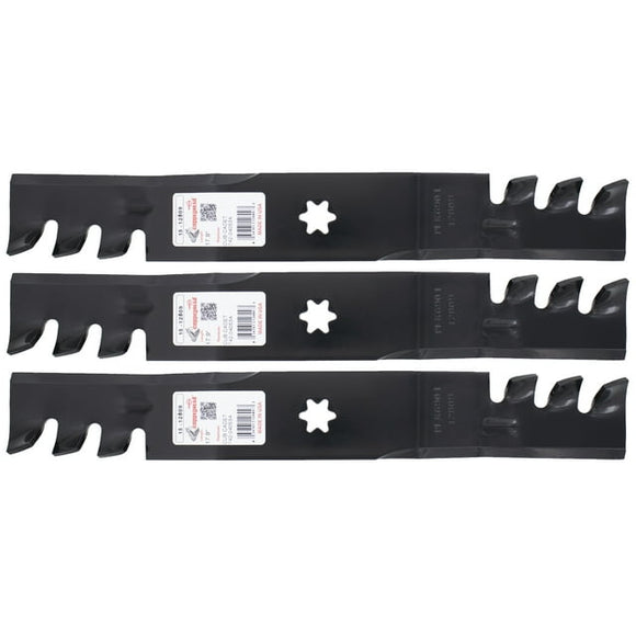 Rotary Copperhead MULCHER BLADE 17.9" X 6 POINT STAR CUB CADET Compatible with : 742-04053, 742-04053A, 942-04053A, 942-04053B, 942-04053C, 942-04053-X