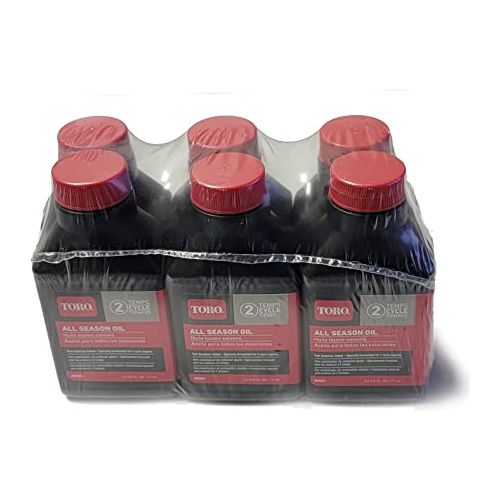 Genuine Toro OEM 12 Pack of 38901 2-Cycle Engine Oil with Fuel Stabilizer, 2.6oz. - 0