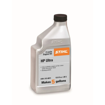 STIHL OEM 0781 313 8011 2-Cycle HP Ultra Synthetic Engine Oil, 12.8 oz