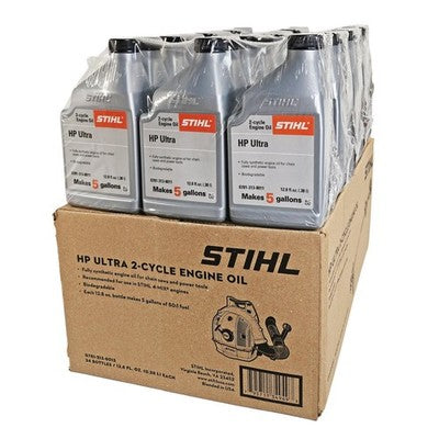 STIHL OEM 0781 313 8011 2-Cycle HP Ultra Synthetic Engine Oil, 12.8 oz