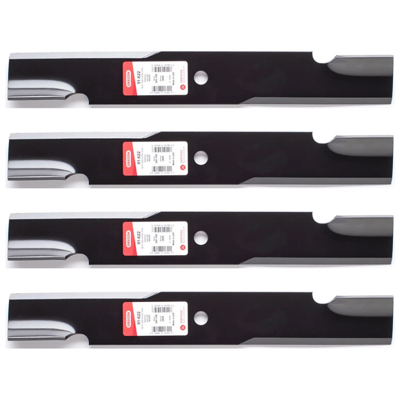 Oregon 91-622 18" 5/8" Center Hole 4-Pack replaces 481707 for 54" / 36" Scag & Encore decks