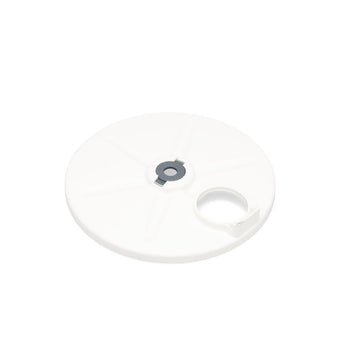 Genuine Toro OEM 127-6840 White Wheel Cover Assembly - 0
