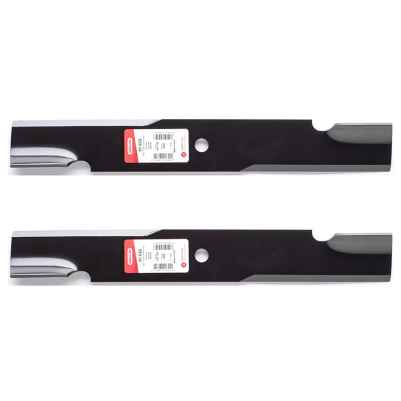 Oregon 91-622 18" 5/8" Center Hole 2-Pack replaces 481707 for 54" / 36" Scag & Encore decks