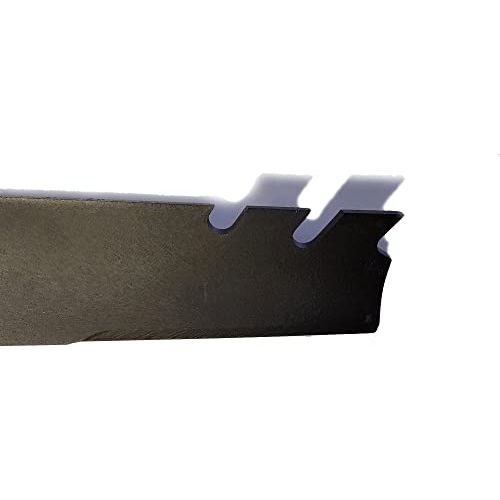 Paquete de 4 cuchillas atómicas originales Toro OEM 131-9683-03 de 22,5 pulgadas, color negro