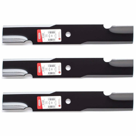 Oregon 91-620 16-1/2" 5/8" Center Hole 3-Pack replaces 601014 for 32" / 48" Scag & Lesco decks
