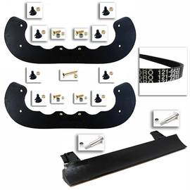 Pala y raspador Toro originales con kit de cinturón para quitanieves Toro Power Clear 721