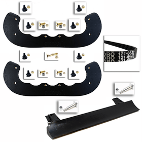 Pala y raspador Toro originales con kit de cinturón para quitanieves Toro Power Clear 721