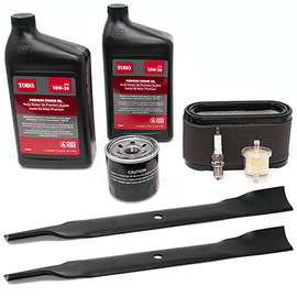 Cuchilla Toro genuina y kit de afinación para Toro TimeCutter de 42" con motores Toro de un solo cilindro