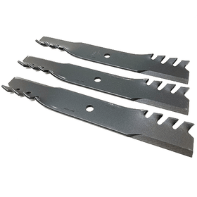 Paquete de 3 cuchillas rotativas atómicas negras originales Toro 107-3195-03 de 16,5"