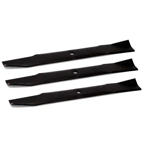Paquete de 3 cuchillas para mantillo negras originales Toro OEM 115-4999-03 de 18,75 pulgadas