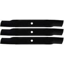 Paquete de 3 cuchillas originales Toro OEM 115-2454-03 de 18,75 pulgadas, color negro-1
