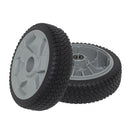 Juego de 2 ruedas delanteras originales Toro OEM 125-2510 de 8 pulgadas con rodamientos-1