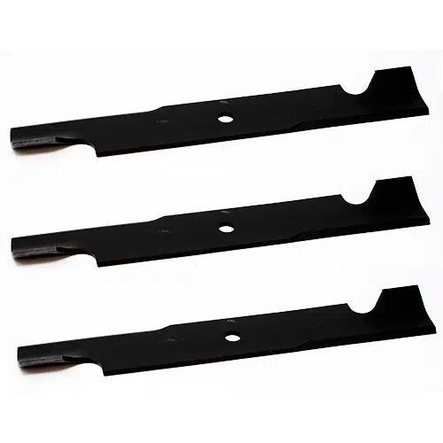 Paquete de 3 cuchillas giratorias de alto flujo 133-2137 de 16,5 pulgadas originales Toro OEM [.204]