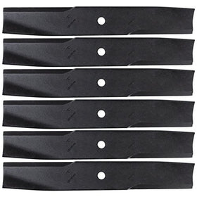 Genuine Toro OEM 6 Pack of 107-3196-03 16.5 Inch Black Rotary Recycler Blades
