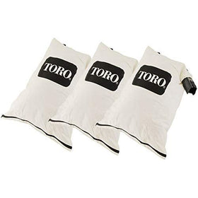Paquete de 3 bolsas con cremallera inferior originales Toro OEM 137-2336
