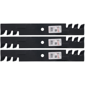 Paquete de 3 cuchillas giratorias de cobre de 18.0 x 5/8.0 in, compatibles con: 32022, 11211102, 105-7781-03, PL4206, 363291, 103-6584.