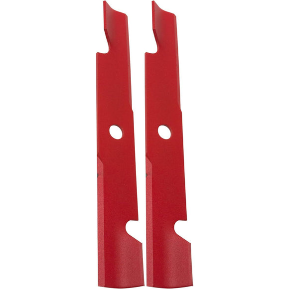 Paquete de 2 hojas giratorias de 18.0 x 15/16.0 in EXMARK con muescas HI-LIFT compatibles con: 103-6402, 103-6402-S, 355-291, 109-6873-03, 140-1242, 50-2306.