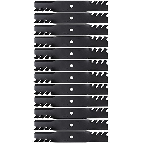 Genuine Toro OEM 12 Pack of 107-3195-03 16.5" Black Atomic Rotary Blades