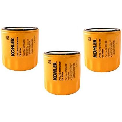 Kohler OEM 3 Pack of 52 050 02-S OIL FILTER