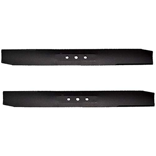 Paquete de 2 cuchillas de reciclaje originales Toro OEM 133-8183-03 de 21" para cortacésped Super Recycler (1999+) [STD BLK]