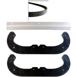 Pala y raspador Toro originales con kit de cinturón para lanzanieves Toro 180 Power Clear
