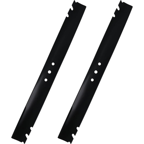 Paquete de 2 cuchillas atómicas originales Toro OEM 131-9683-03 de 22,5 pulgadas, color negro