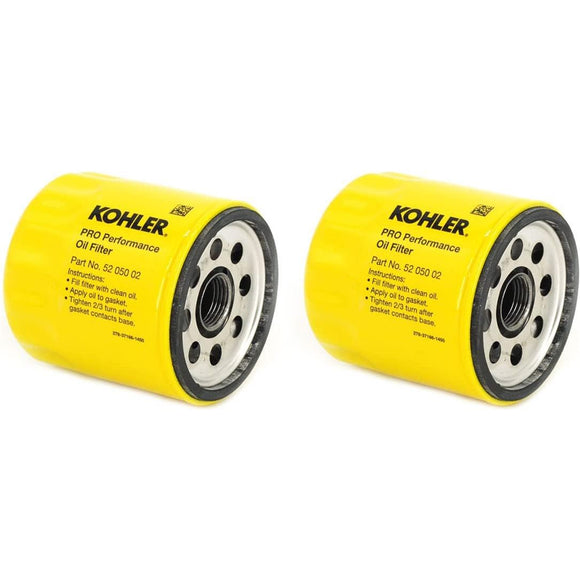 Kohler OEM 2 Pack of 52 050 02-S OIL FILTER